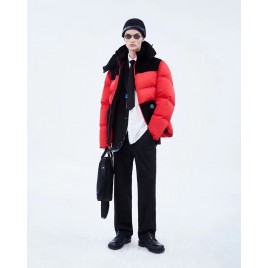 아더에러 ADER error Red Hooded Puffer Jacket 212039F061001