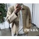 프라다 울 클레이 가디건
