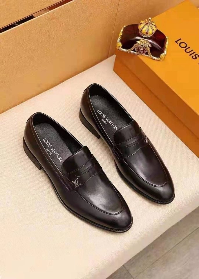 루이비통 미니 로고 소가죽 구두