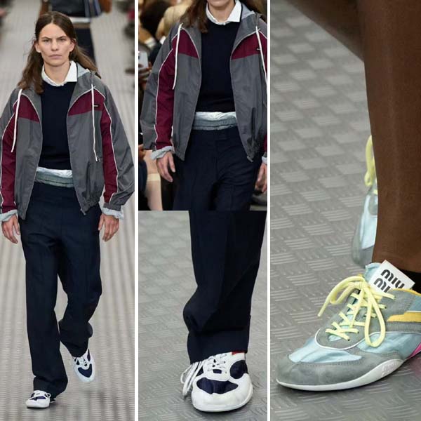 25년 미우미우 로고 레더 커플 스니커즈 3종 1215