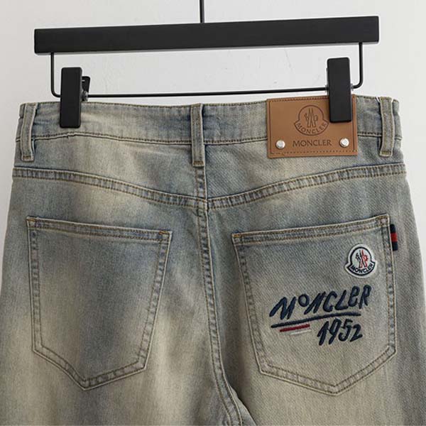 몽클레어 1952 자수 워싱 데님