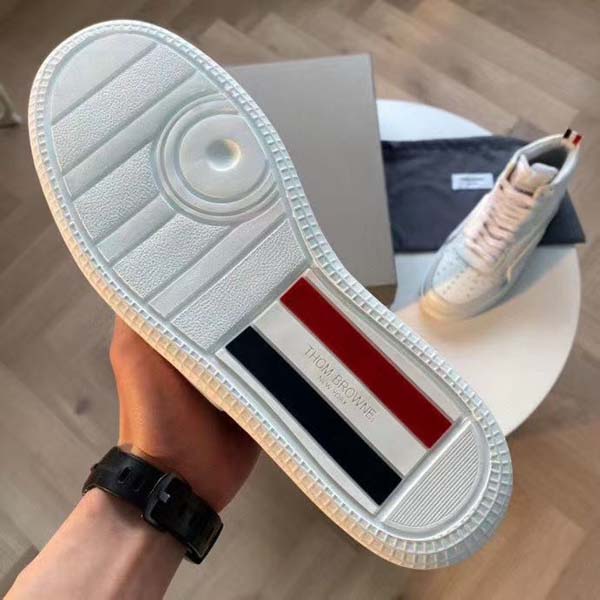 톰브라운 로고 레더 하이탑 2종 1222