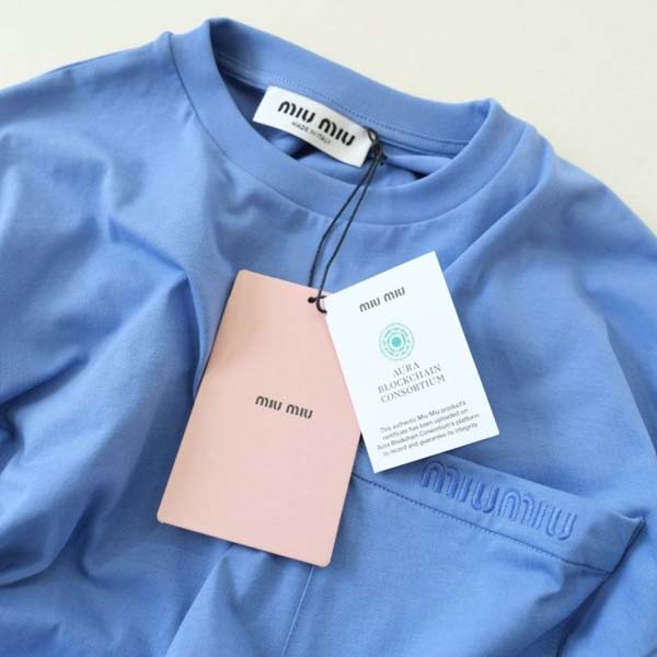 미우미우 로고 롱슬리브