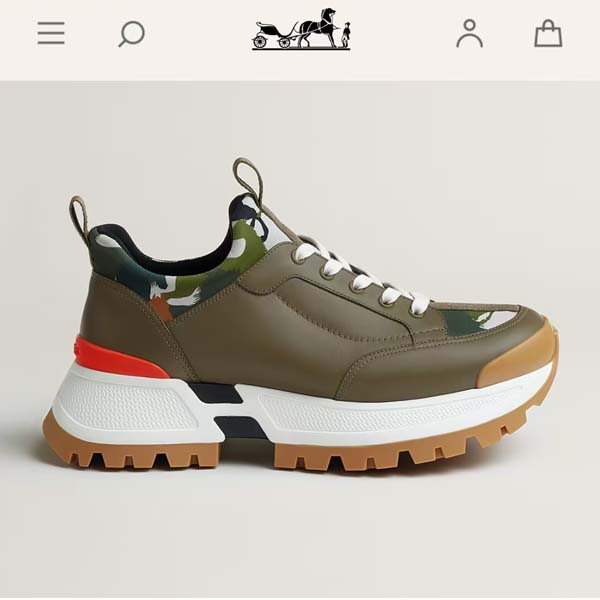 24년 에르메스 Jumpy 남성 스니커즈 느와컬러 4종 1223