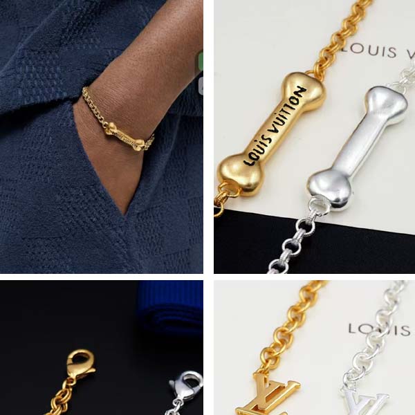 루이비통 LV 본 브레이슬릿 골드/실버 2종 팔찌 0227