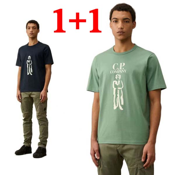 1+1 =  2장 CP컴퍼니 라운드 티셔츠 8종