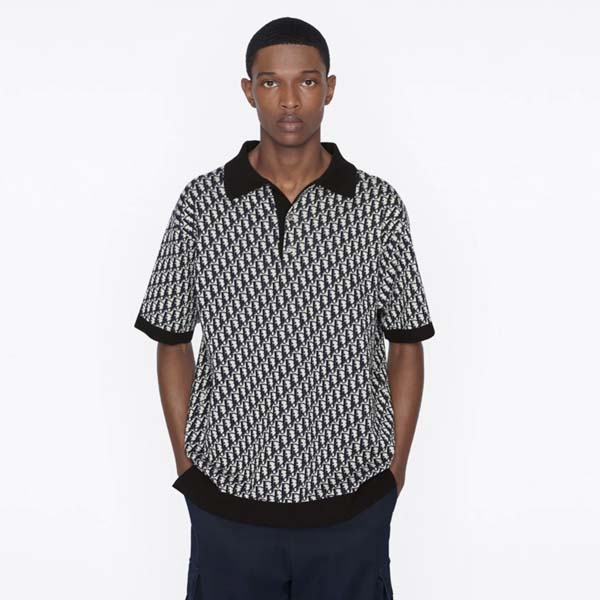 디올 오블리크 폴로 반팔니트