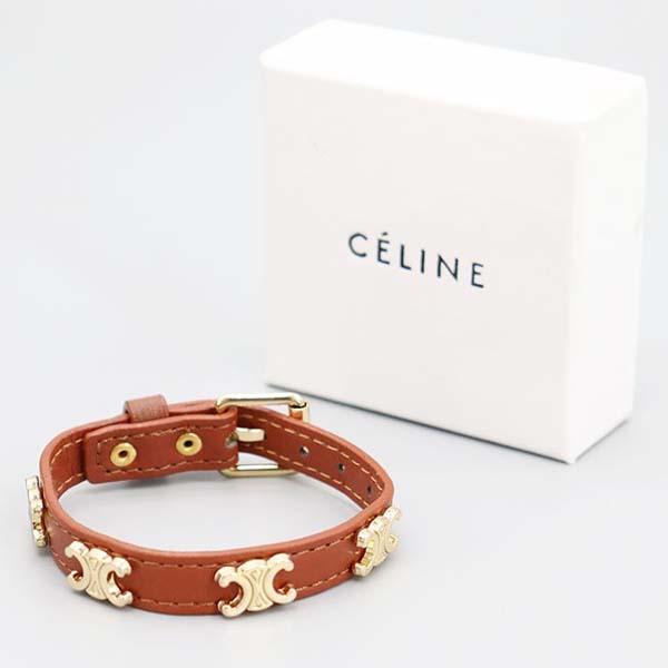 셀린느 레더 팔찌 2종 레 퀴르 트리오페