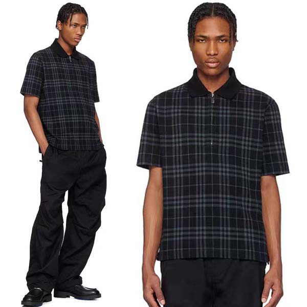 25년 버버리 체크 폴로 니트 0518