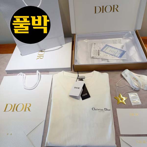 25년 디올 로고 라운드 반팔 티셔츠4종 0520