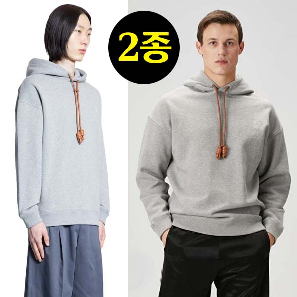 로에베 로고 후드 가죽끈 맨투맨 2종 색상추가 0624