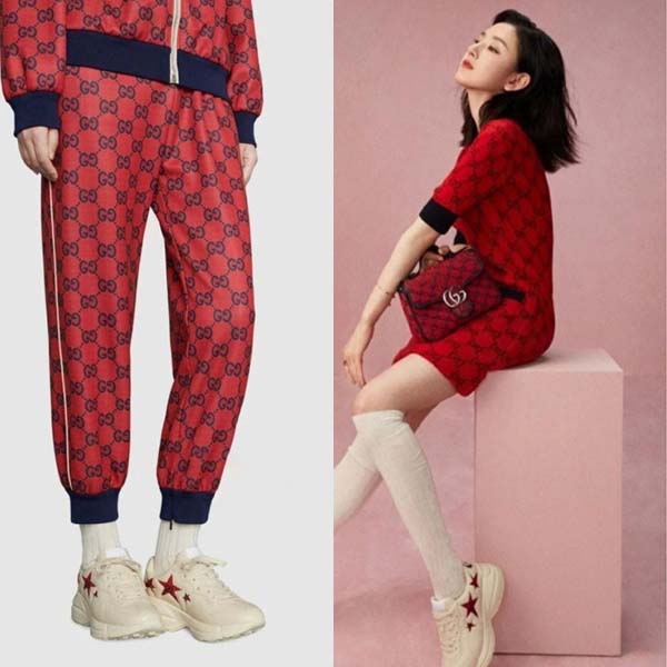 구찌 라이톤 520 스페셜 시리즈 스타 프린트 스니커즈