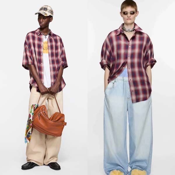 25년 아크네스튜디오 스트라이프 반팔 셔츠 0725