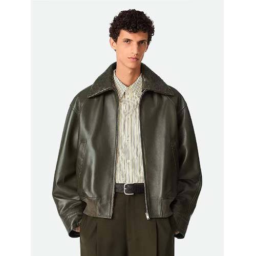 보테가베네타 수입 레더 재킷