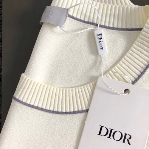2025SS 디올 자수로고 반팔 니트 2종