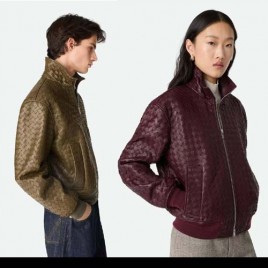 25년 보테가베네타 Intecciato 레더 Blouson 3종 0903
