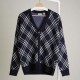 버버리 남성 노바체크 울 가디건