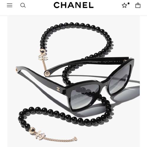 샤넬 로고 아세테이트 선글라스 풀박