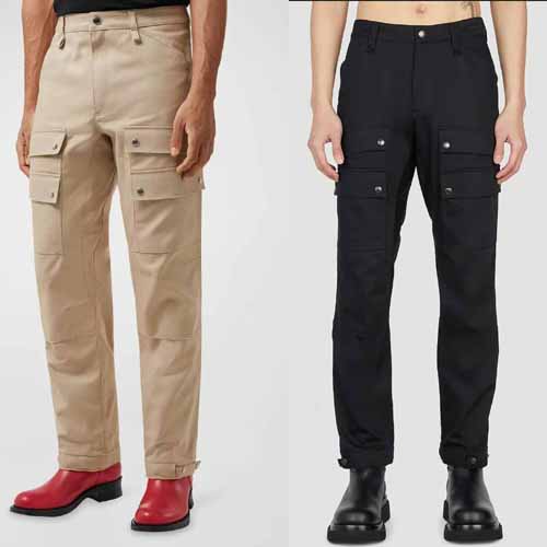 25년 버버리 로고 코튼 개버딘 카고 팬츠 2종 1016