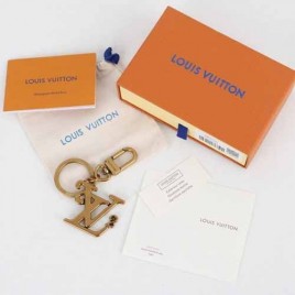 루이비통 로고 골드 백참/키홀더