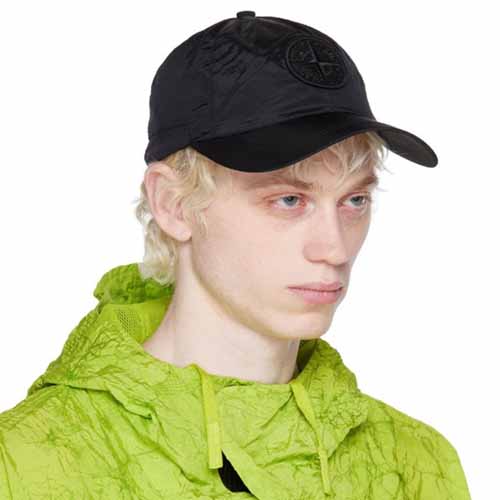 스톤아일랜드 자수 로고 메탈 나일론 스트링 커플 볼캡 2종