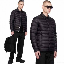 몽클레어 로고 경량 블랙패딩 점퍼