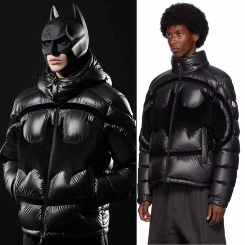 몽클레어 x 베트맨 마블 협업 다운 점퍼 1111