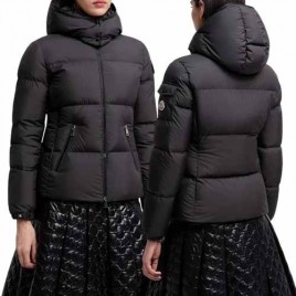 25년 몽클레어 Fourmines 후드 쇼트 여성 다운패딩 블랙 1116