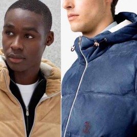 25년 브루넬로쿠치넬리 로고 디태처블 후드 다운패딩재킷 2종 1120