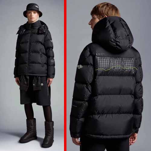 몽클레어 아칸서스 블랙 구스다운 패딩