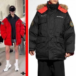 25년 발렌시아가 리버서블 인슐레이티드 다운재킷 1201