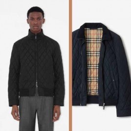 버버리 퀼팅 Thermoregulated Harrington 점퍼