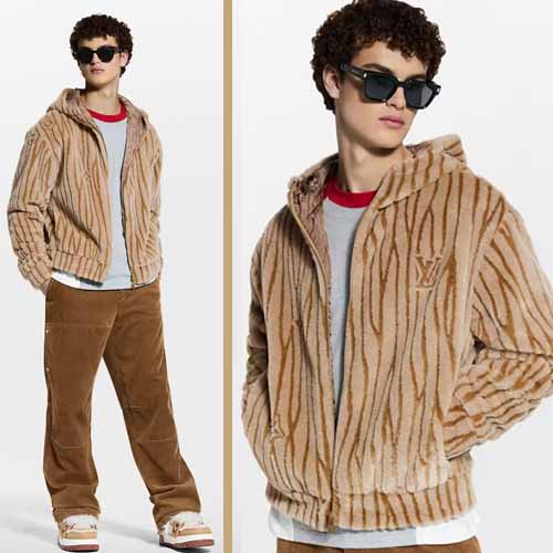 25년 루이비통 LV SKI 에피 플리스 후디드 블루종 1207