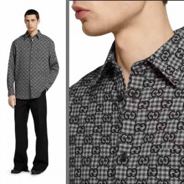 25년 구찌 GG 로고 긴팔 셔츠 1210