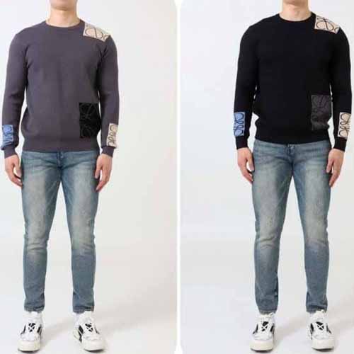 로에베 로고 아나그램 라운드 스웨터 2종