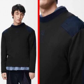 25FW 로에베 로고 코튼 Blend 롱 슬리브 니트 0102