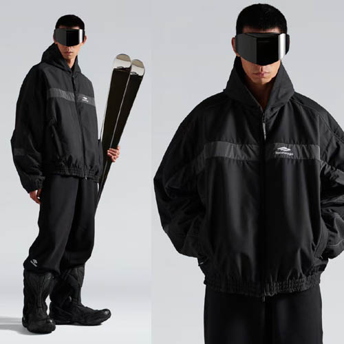 발렌시아가 3B 스포츠 아이콘 스키 트랙 파카 점퍼 0118
