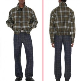 26ss 버버리 체크 폴로 봄버 재킷 0121