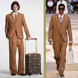 26ss 루이비통 한정판 LV x DL FIL COUPE SB 자켓 + 팬츠 세트 0207