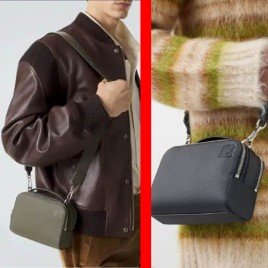 로에베 미니 카메라 크로스백 인 소프트 그레인드 카프스킨