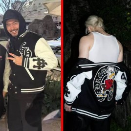 크롬하츠 이글패치 바시티 재킷 0218