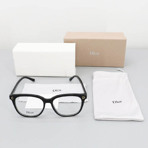 디올 로고 CD1 C.1 블랙 안경 세트