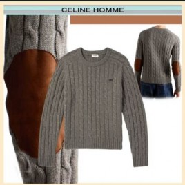 25FW 셀린느 트리옹프 케이블 니트 스웨터 0222