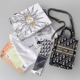 디올 오블리크 book tote 휴대폰 미니 크로스백