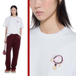 26ss 구찌 Cotton Jersey 티셔츠 With Embroidery 0303