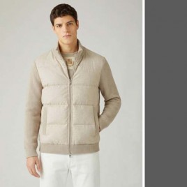 로로피아나 다운 니트 점퍼