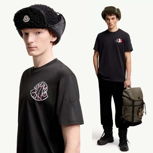 몽클레르 로고 라운드 반팔티셔츠 5종 0310