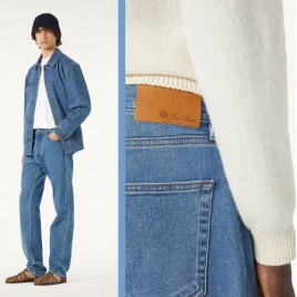 26ss 로로피아나 FAN4668 Nevado Vest Linen Blue 데님 3종 0420