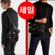 FW25 프라다 삼각로고 리나일론 가죽테두리 블랙 크로스백  0430
