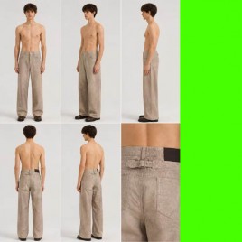 26ss 로에베 특수워싱 더티 팬츠 0505